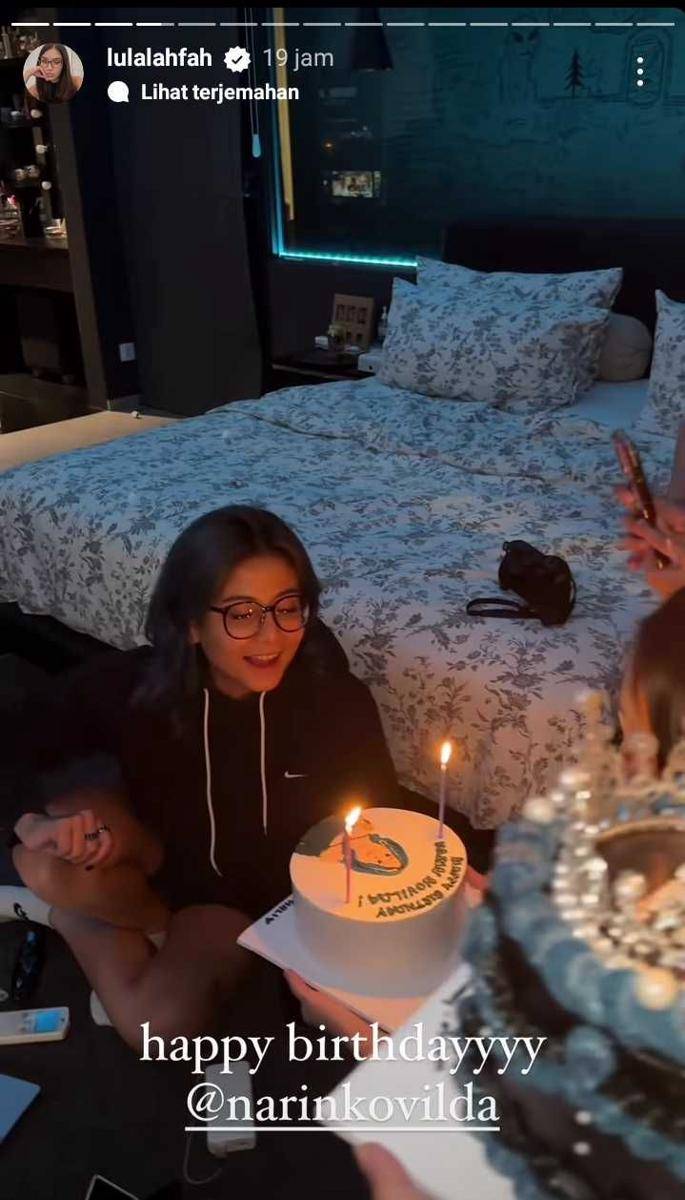 surprise ulang tahun Awkarin (instagram.com/lulahfah)