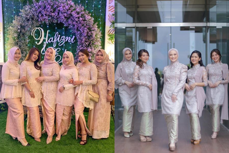 9 Kebaya Seragam Bridesmaid Beragam Model, Ada yang Cocok untuk Hijab!