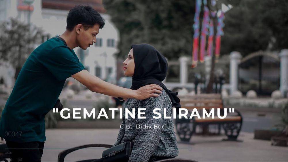 Didik Budi dan Cindi Cintya Dewi dalam video klip Gematine Sliramu (youtube.com/didik budi)