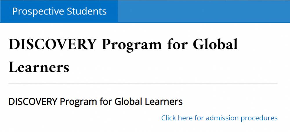 Situs beasiswa Discovery Program for Global Learners - Okayama University. (dok. Okayama University)