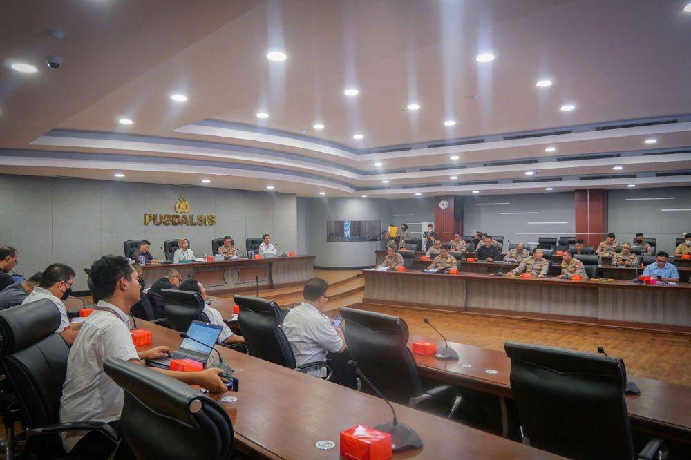 Rakor Liga 1 2022/23 di Mabes Polri. (dok. Humas Polri)