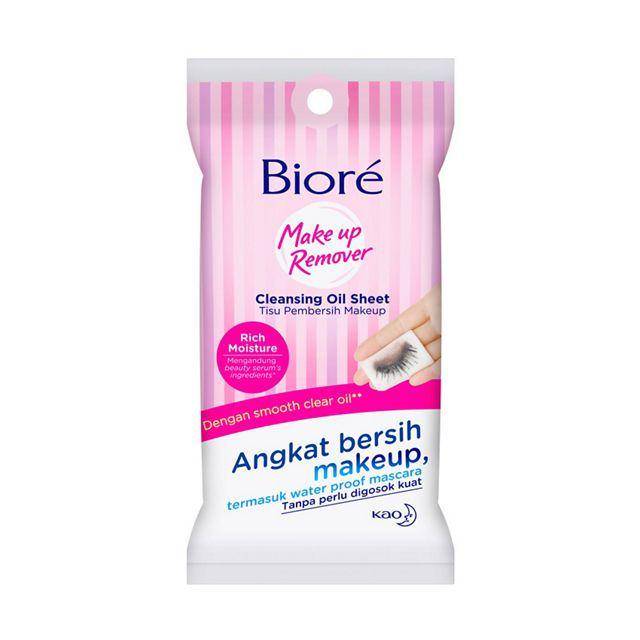 Biore Makeup Remover Cleansing Oil Sheets (kao.com)