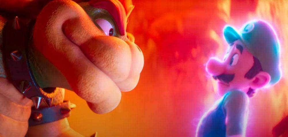 Luigi ditahan oleh Bowser. Illumination