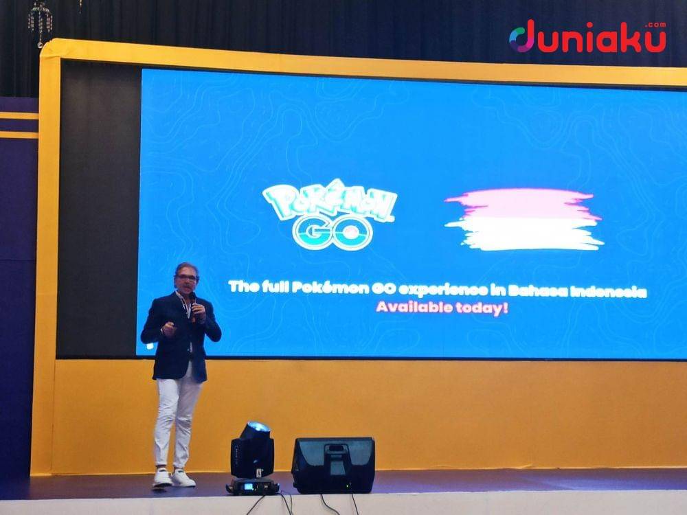 Omar Tellez di event Peluncuran Pokémon GO Versi Bahasa Indonesia. (Dok. Duniaku.com/Fahrul Razi Uni Nurullah)