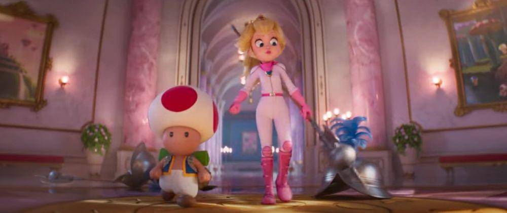 Peach dan Toad siap melawan Bowser. Illumination