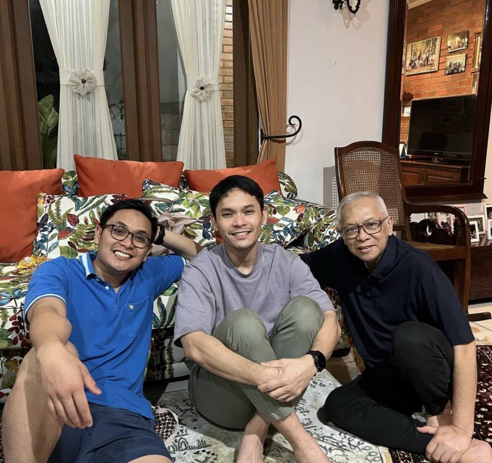 Ben Kasyafani dan ayahnya (instagram.com/benkasyafani)