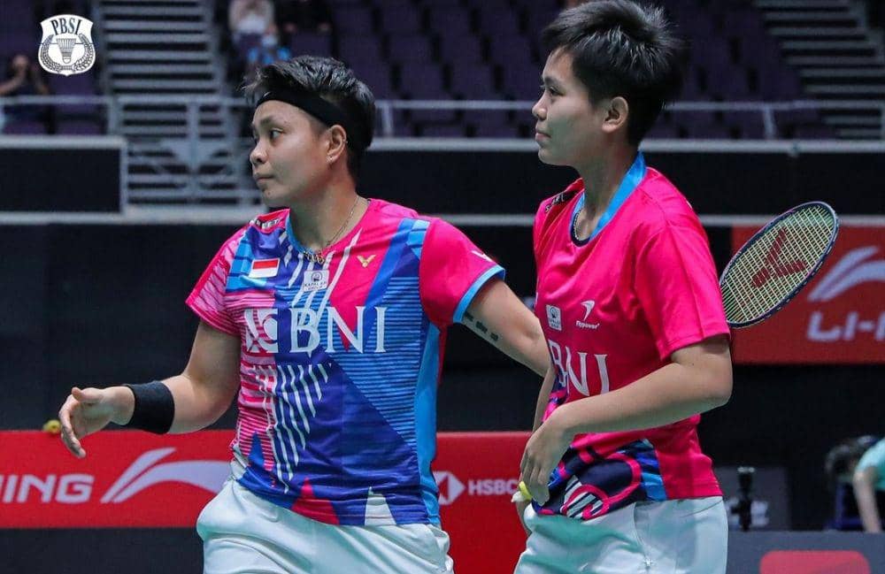 Apriyani Rahayu/Siti Fadia (instagram.com/badminton.ina)