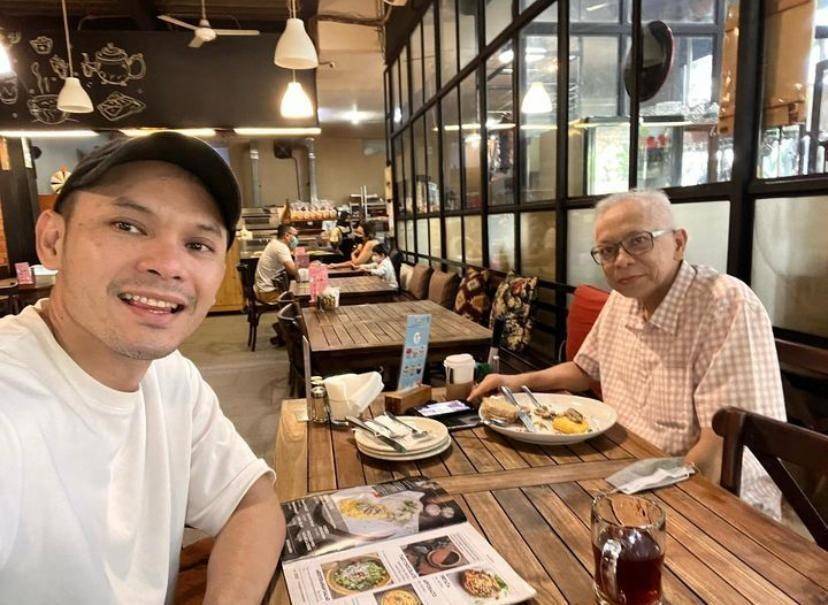 Ben Kasyafani dan ayahnya (instagram.com/benkasyafani)