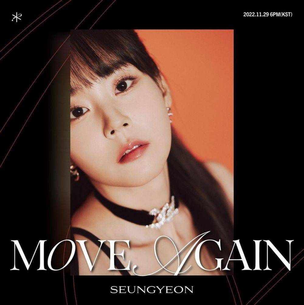 Seungyeon KARA dalam pemotretan album Move Again (instagram.com/thesy88)