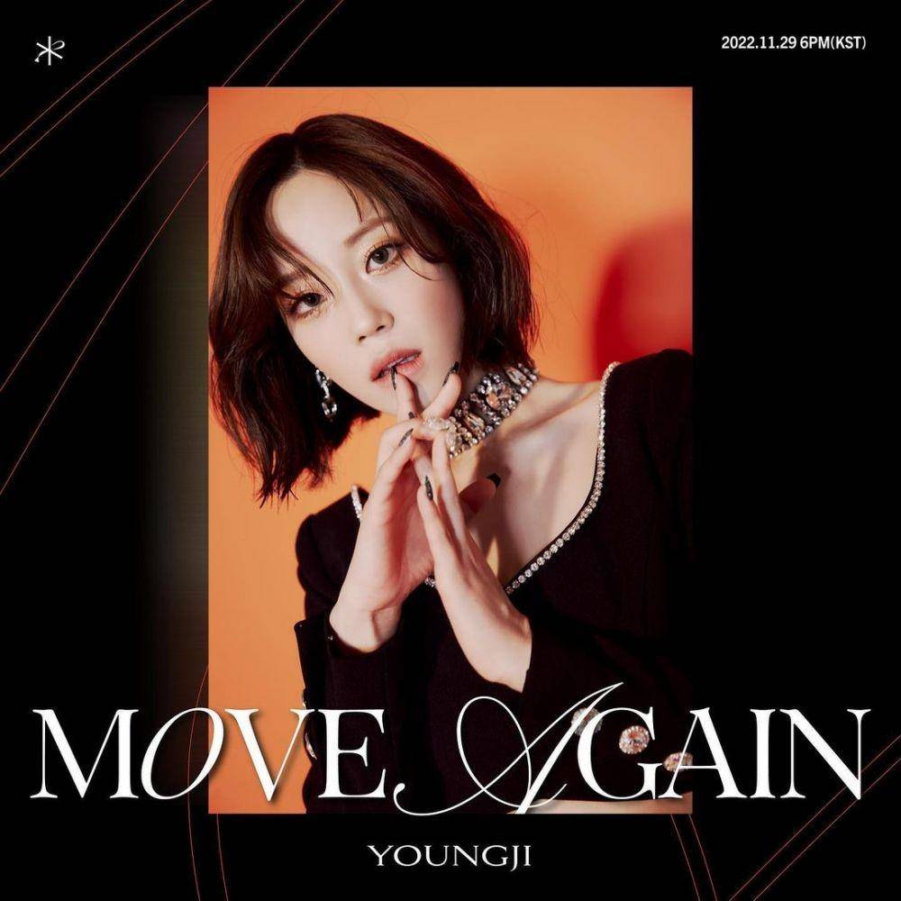 Youngji KARA dalam pemoteran album Move Again (instagram.com/young_g_hur)