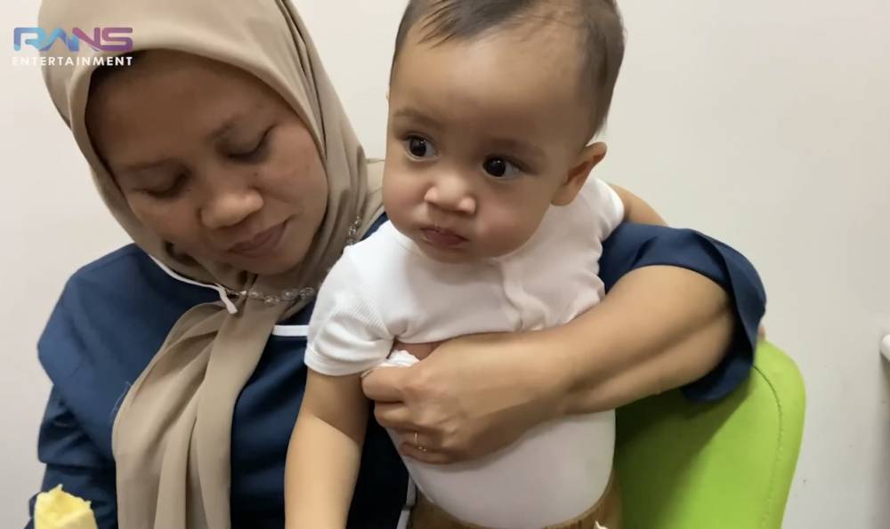 momen Rayyanza si Cipung di backstage acara televisi (youtube.com/RANS Entertainment)