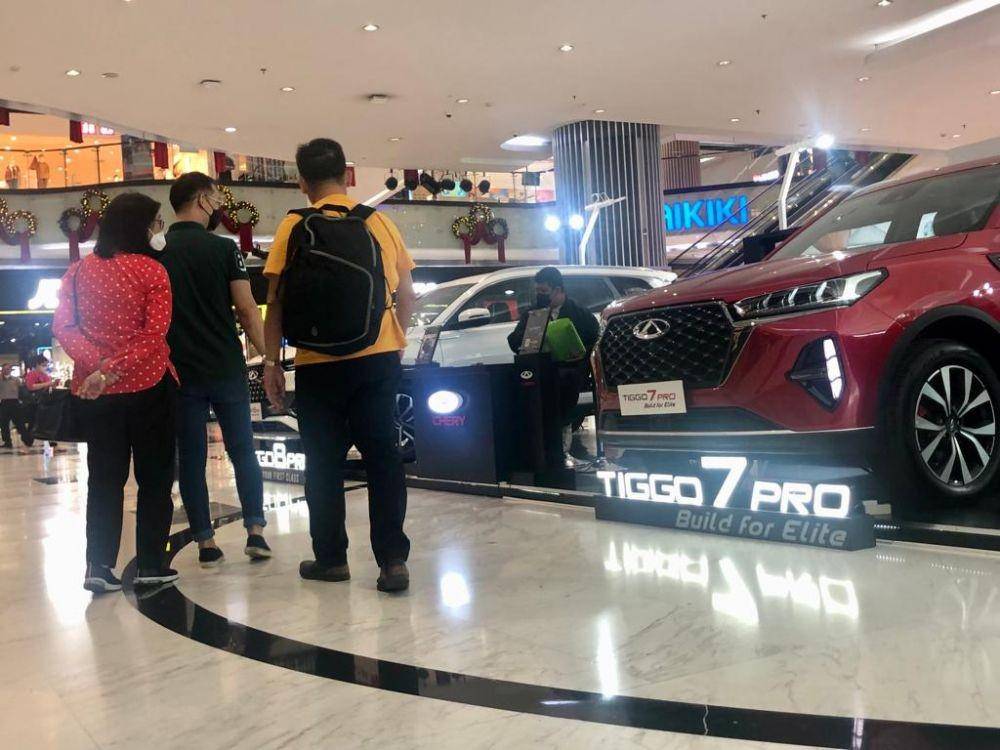 Pop Up Showroom Chery mendapatkan respon positif dari pengunjung (dok. Chery)