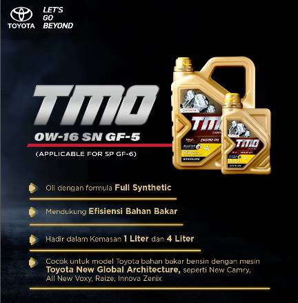 Kelebihan oli varian baru TMO dengan spek tertinggi (Instagram.com/@toyotaid)