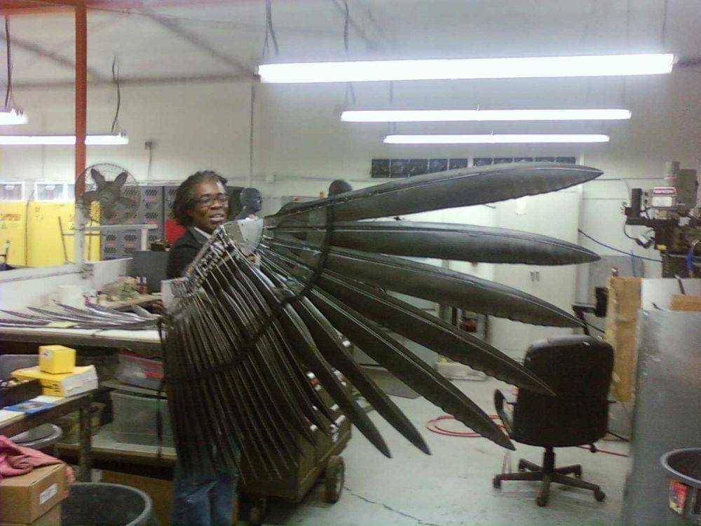 Properti Vulture untuk Spider-Man 3 dan 4 yang tak jadi digunakan. twitter.com/@KenPenders