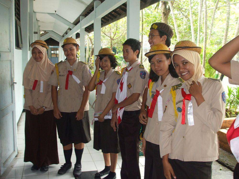 potret anggota Pramuka (commons.wikimedia.org/JV052Nikken)