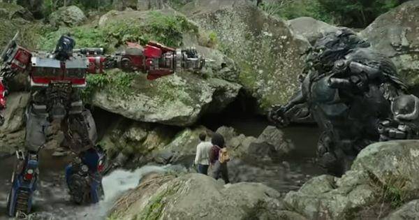 Optimus Prime dan Optimus Primal ( Dok. Paramount Pictures / Transformers: Rise of The Beasts )