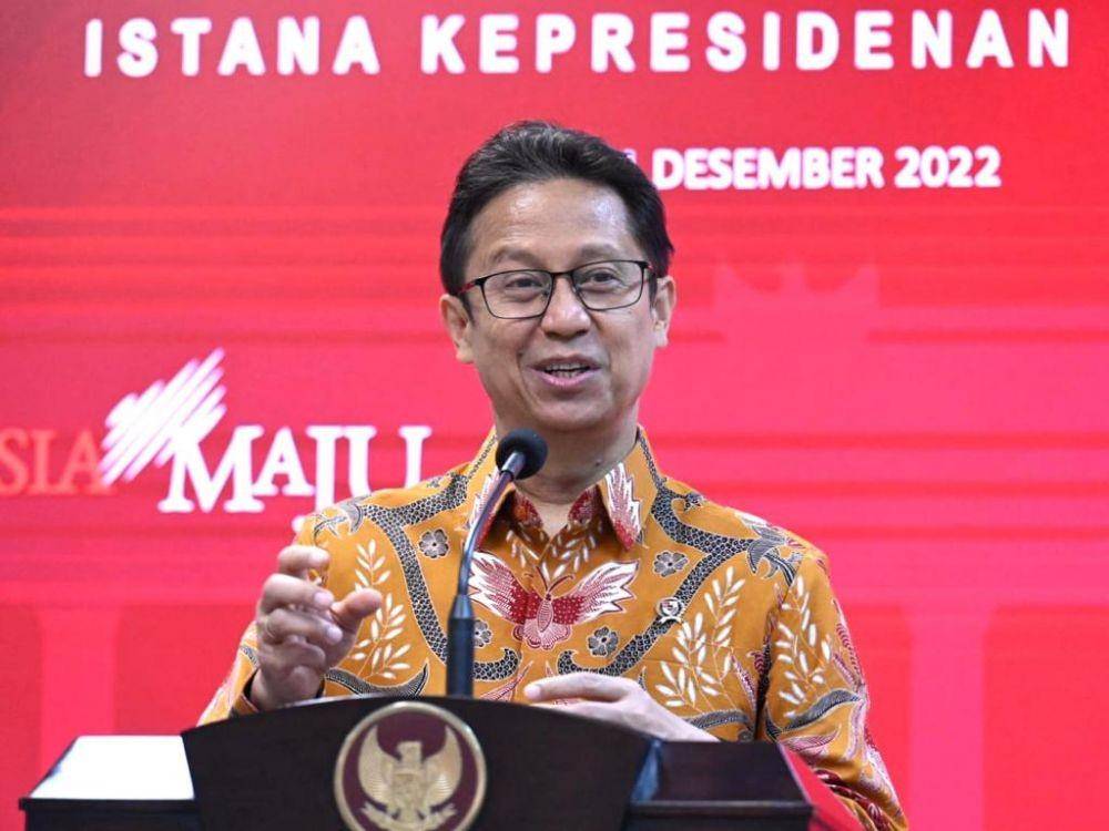 Menteri Kesehatan Budi Gunadi Sadikin dalam konferensi pers  penanganan pandemik/Youtube Sekretariat Presiden