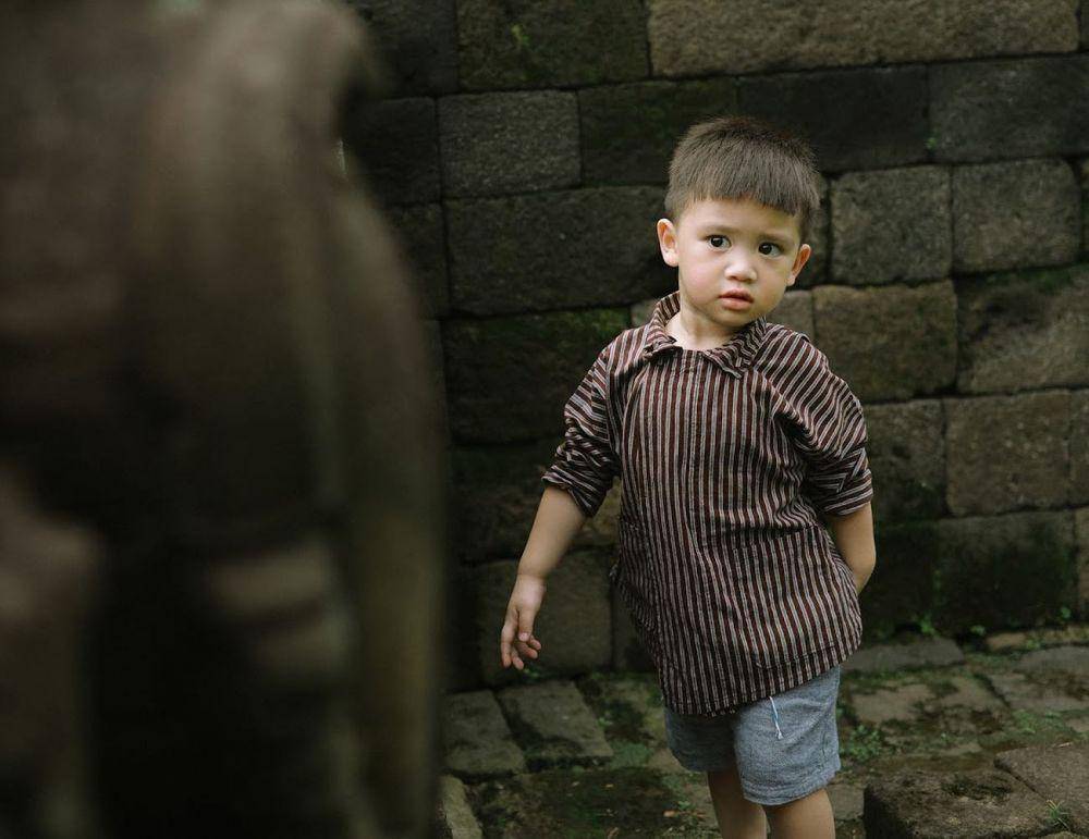 potret Athar di Candi Borobudur (instagram.com/citraciki)