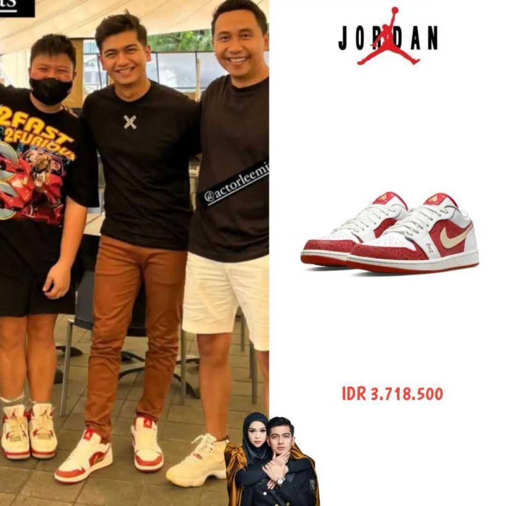 harga sepatu Teuku Ryan (instagram.com/ricistr.fashion)