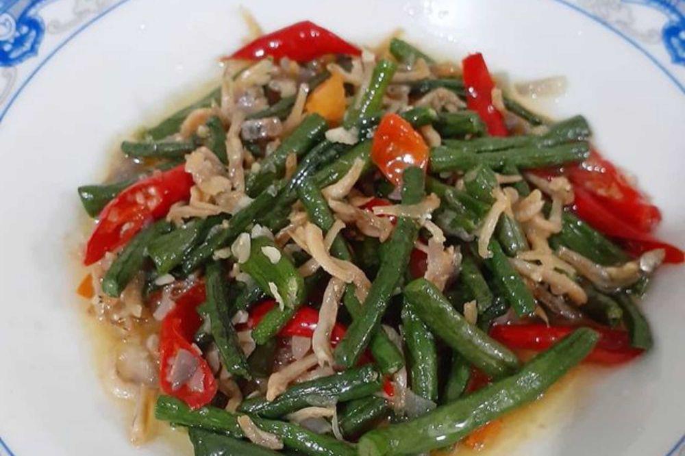 Resep Oseng Kacang Panjang Teri Medan, Segar dan Gurih!