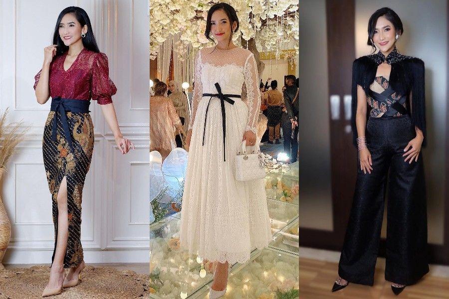 9 Gaya Kondangan ala Zora Vidyanata, Elegan dengan Unsur Klasik