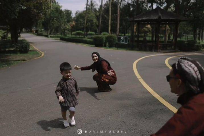 potret Athar di Candi Borobudur (instagram.com/citraciki)