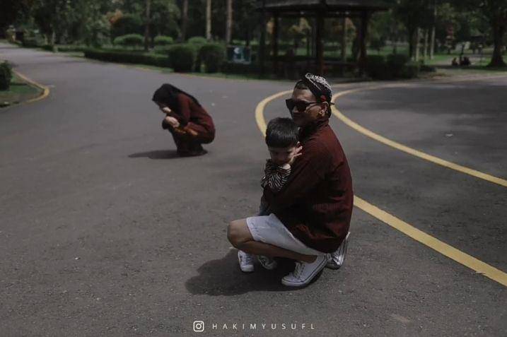 potret Athar di Candi Borobudur (instagram.com/citraciki)