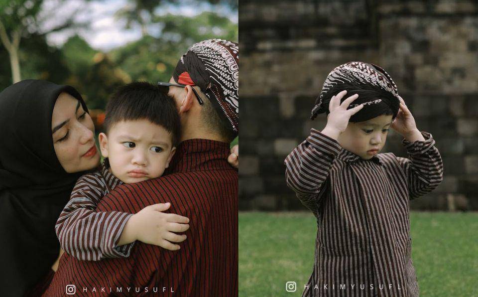 potret Athar di Candi Borobudur (instagram.com/citraciki)