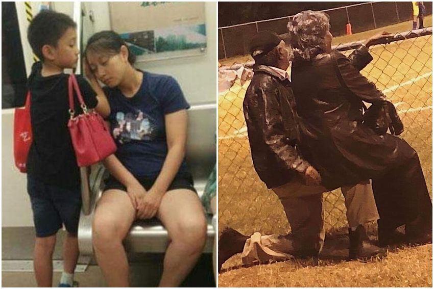 10 Potret Momen Uwu di Tempat Umum, Bikin Hati Meleleh!