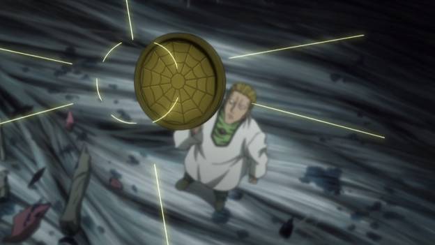 Phinks melempar koin. (dok. MADHOUSE/Hunter x Hunter)