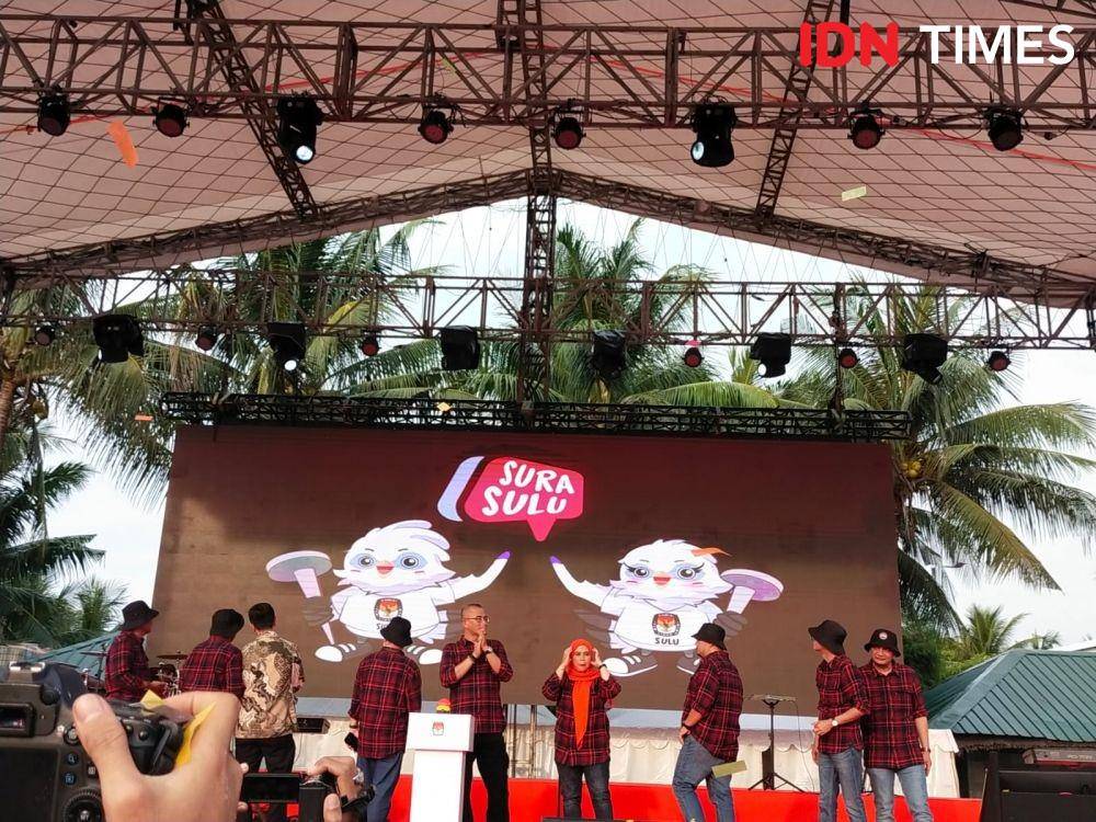 KPU luncurkan maskot dan jingle pemilu 2024 (IDN Times/Ilman)