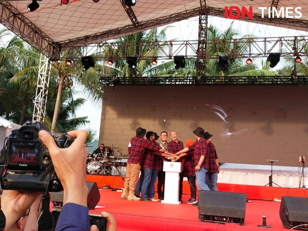KPU luncurkan maskot dan jingle pemilu 2024 (IDN Times/Ilman)