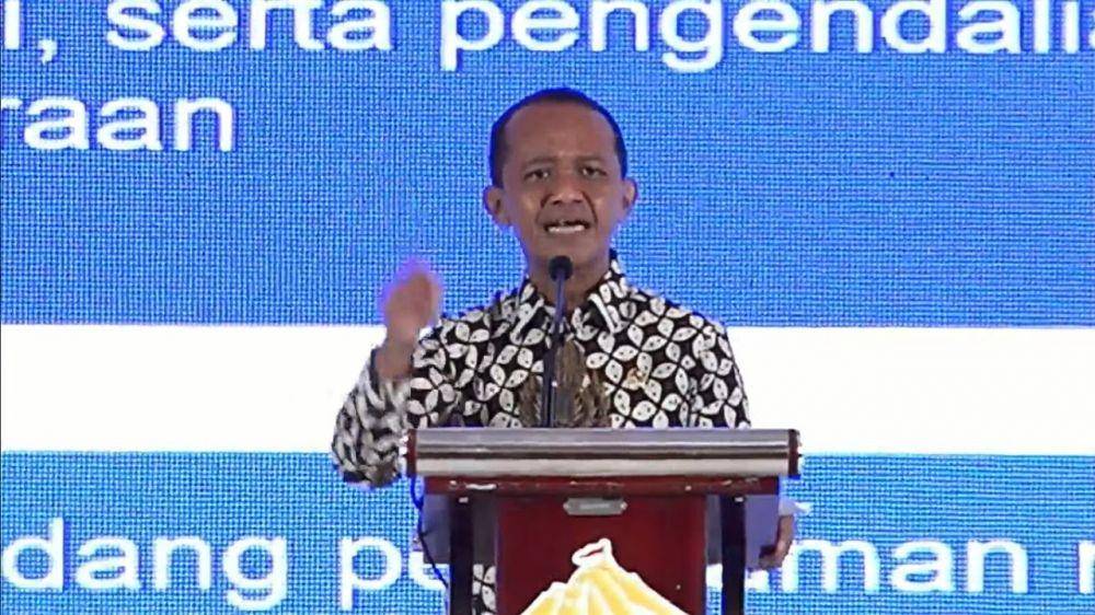 Menteri Investasi/Kepala Badan Koordinasi Penanaman Modal (BKPM), Bahlil Lahadalia. (dok. YouTube KADIN Indonesia)
