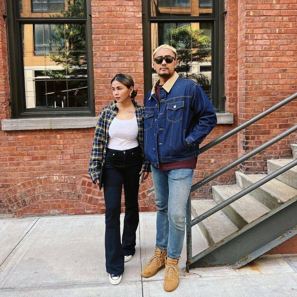 OOTD couple ala Kartika Wijaksana dan Uus (instagram.com/kartikawijaksana)