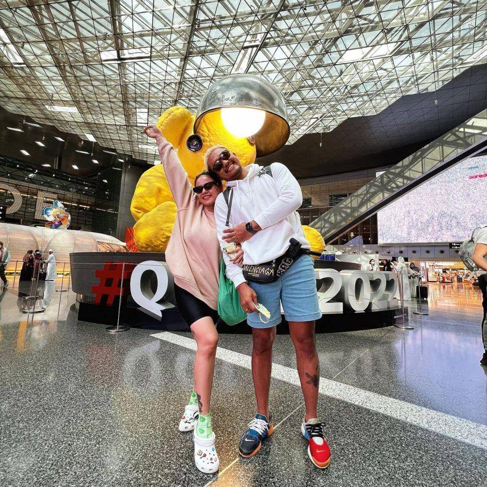 OOTD couple ala Kartika Wijaksana dan Uus (instagram.com/kartikawijaksana)