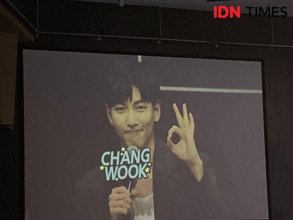 Fan meeting Ji Chang Wook di Kasablanka Hall, Kota Kasablanka, Jakarta pada Sabtu (3/12/2022) (IDN Times/Rafifa Shabira)