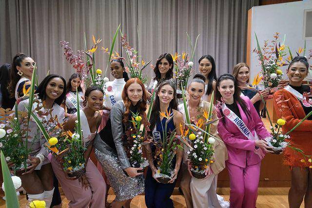 Potret Finalis Miss International 2022 Saat Belajar Ikebana (Instagram.com/missinternationalofficial)