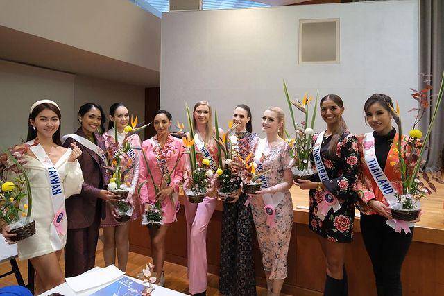 Potret Finalis Miss International 2022 Saat Belajar Ikebana (Instagram.com/missinternationalofficial)