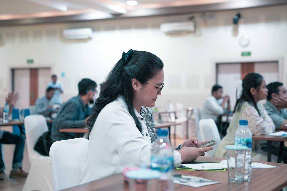 peserta Pelatihan Jurnalistik dan Content Creator IDN Times-Inalum (dok.IDNTimes/Dayu Yudana/bt)