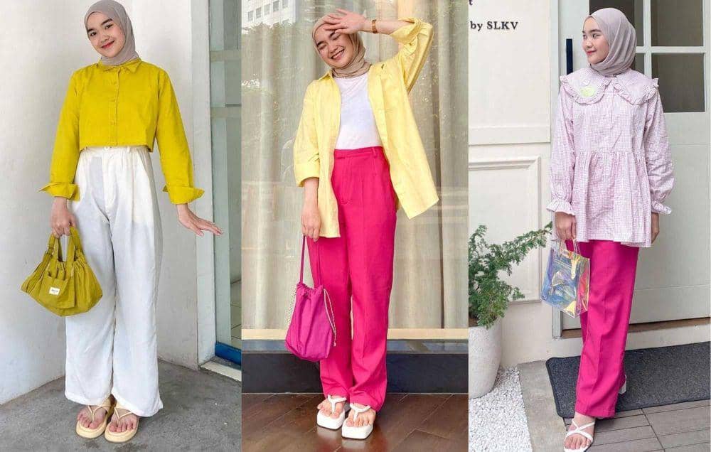 9 Inspirasi OOTD Nuansa Cerah ala Selebgram Karina Santi, Wajib Punya!
