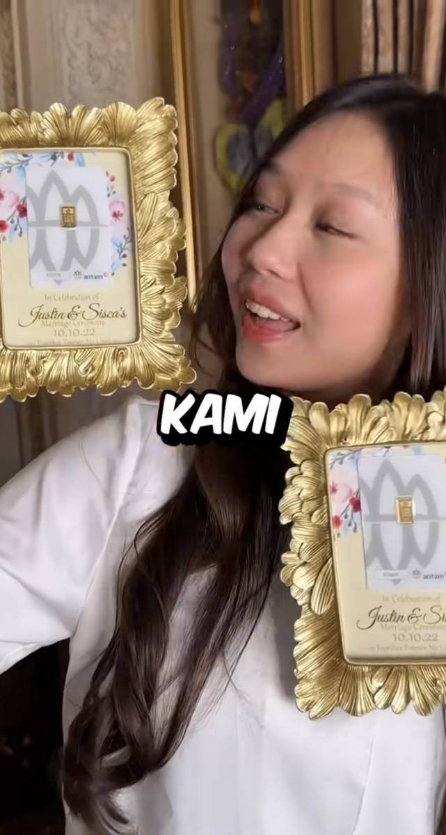 potret Jess No Limit dan Sisca Kohl bagi-bagi emas (instagram.com/siscakohl)