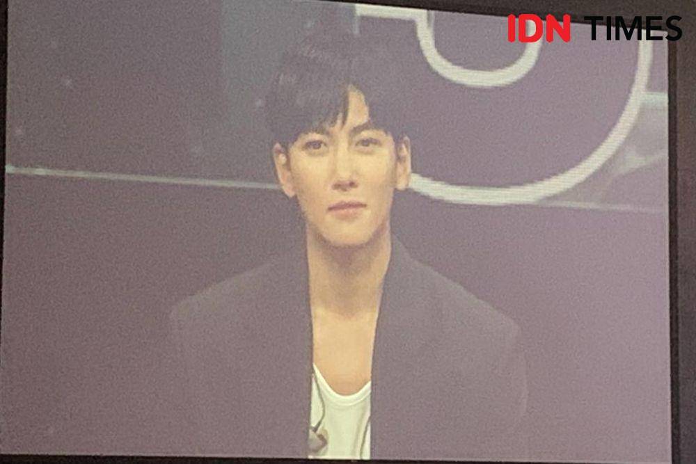 Fan meeting Ji Chang Wook di Kasablanka Hall, Kota Kasablanka, Jakarta pada Sabtu (3/12/2022) (IDN Times/Rafifa Shabira)