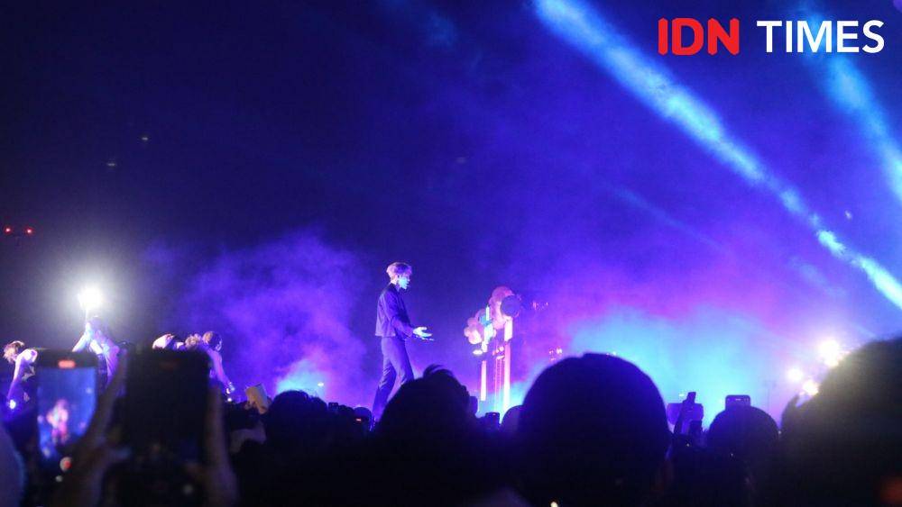 Jackson Wang di Head in the Clouds, Minggu (4/11/2022) (IDN Times/Ines Sela Melia)