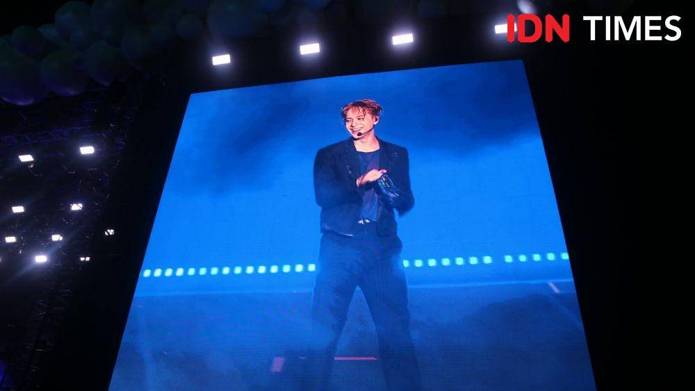 Jackson Wang di Head in the Clouds, Minggu (4/11/2022) (IDN Times/Ines Sela Melia)
