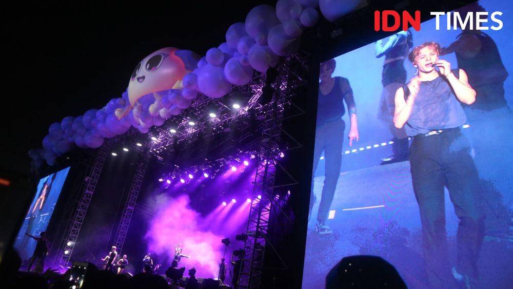 Jackson Wang di Head in the Clouds, Minggu (4/11/2022) (IDN Times/Ines Sela Melia)
