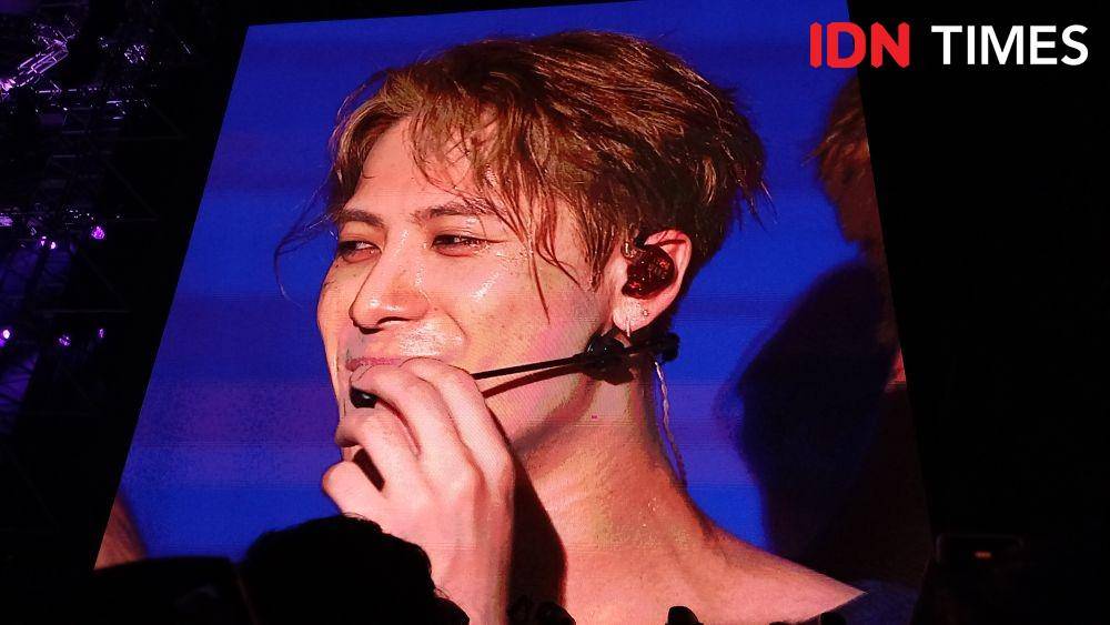 Jackson Wang di Head in the Clouds, Minggu (4/11/2022) (IDN Times/Ines Sela Melia)