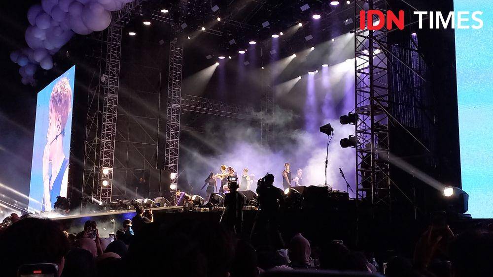 Jackson Wang di Head in the Clouds, Minggu (4/11/2022) (IDN Times/Ines Sela Melia)