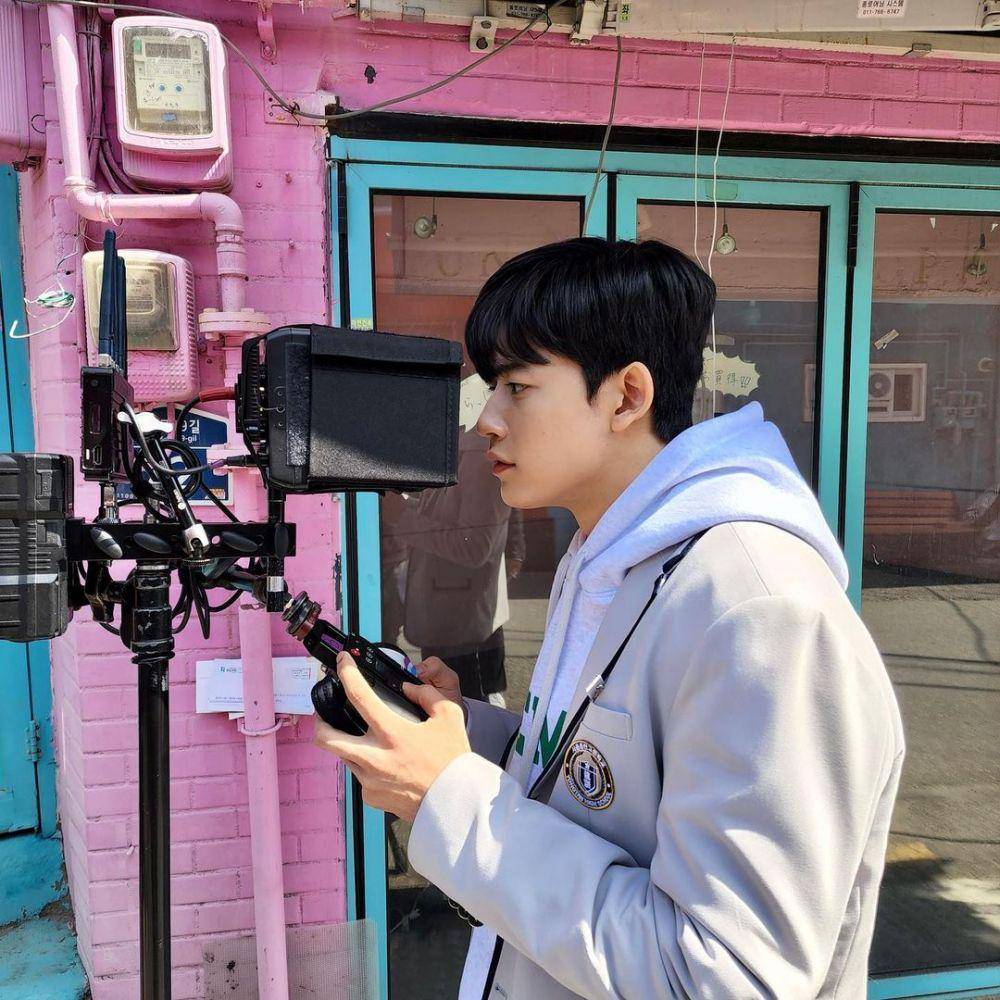 potret Park Solomon di balik layar drama Revenge of Others (instagram.com/lomon991111)