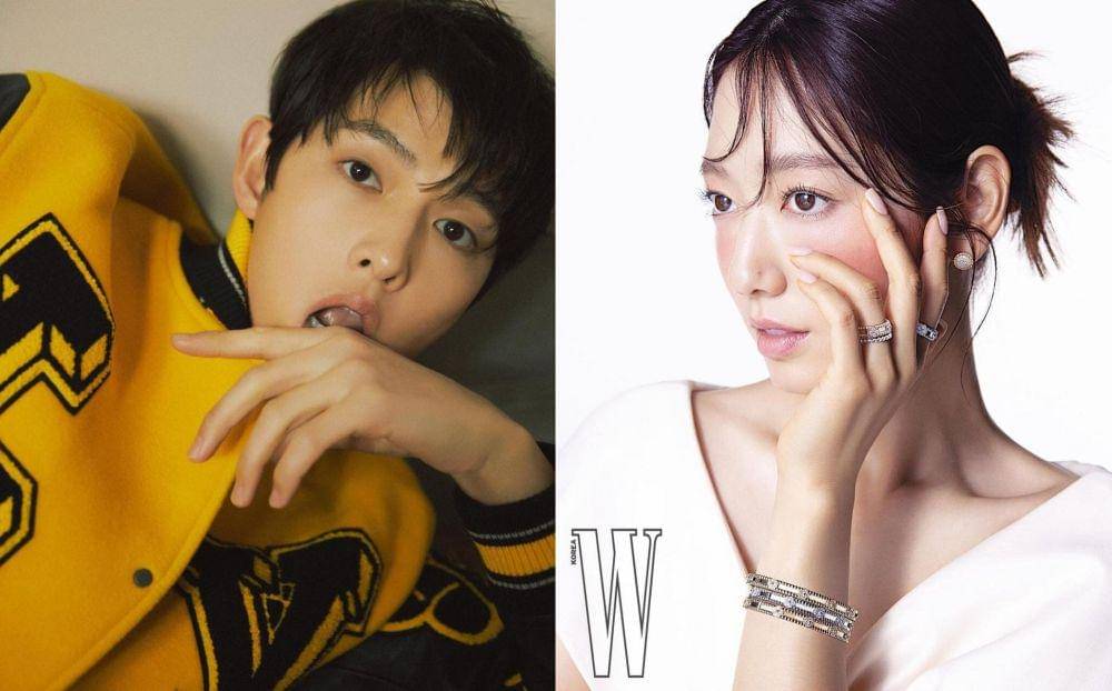 Song Joong Ki (instagram.com/hi_songjoongki) | Park Shin Hye (instagram.com/ssinz7)