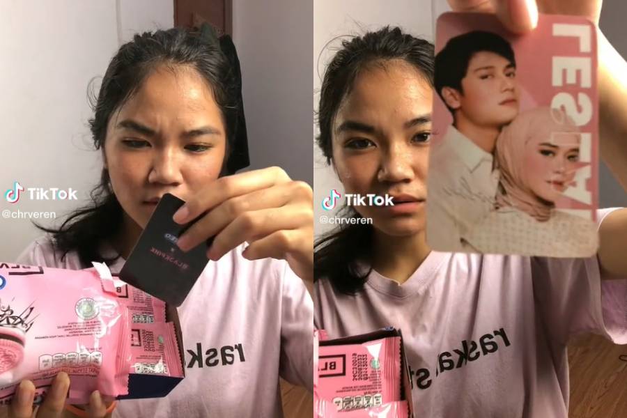 kejadian lucu hunting Oreo BLACKPINK (tiktok.com/chrveren)